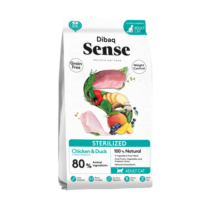 Dibaq Sense Alimento para Gatos Sterilized Pollo y Pato
