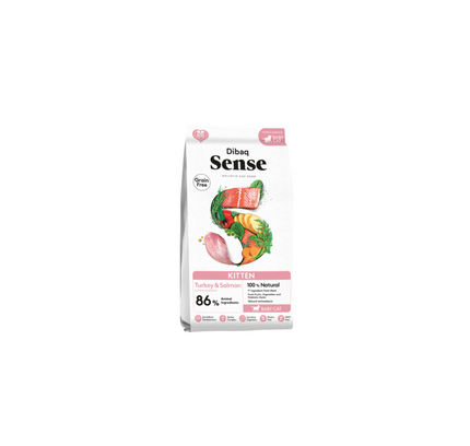 Dibaq Sense Alimento Kitten Salmon y Pavo Gatos
