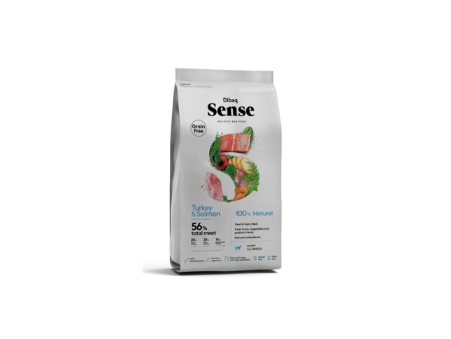 Dibaq Sense Alimento Holistic Pavo y Salmón para Cachorro