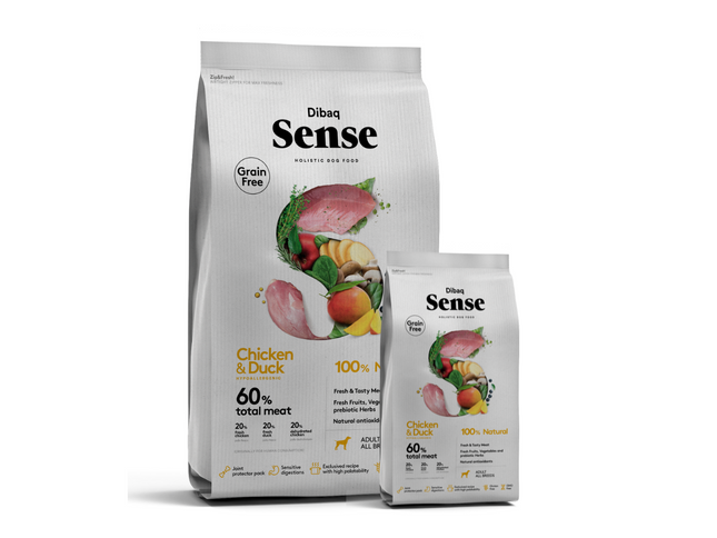 Dibaq Sense Alimento Holistic Adulto Pollo y Pato