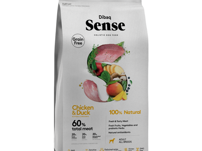 Dibaq Sense Alimento Holistic Adulto Pollo y Pato