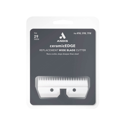 Repuesto de cerámica para cuchillas anchas de 4W, 5W, 7W