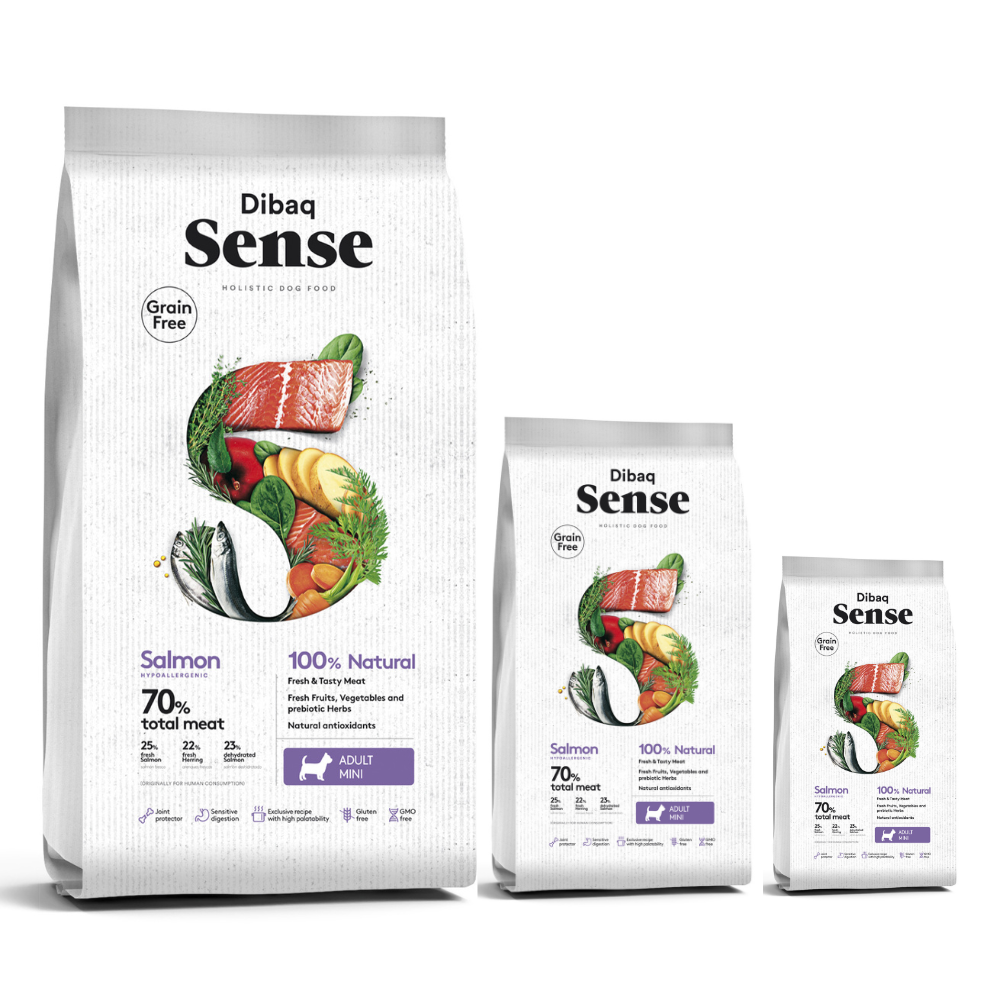 Dibaq Sense  Alimento Holistic Salmón para Perro Adulto Mini