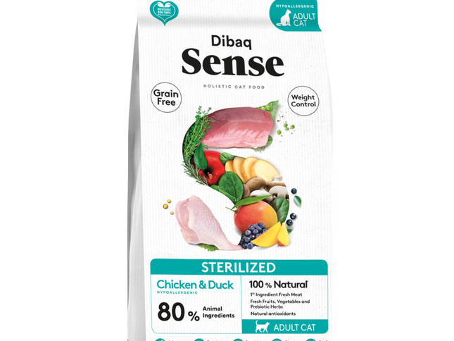 Dibaq Sense Alimento para Gatos Sterilized Pollo y Pato