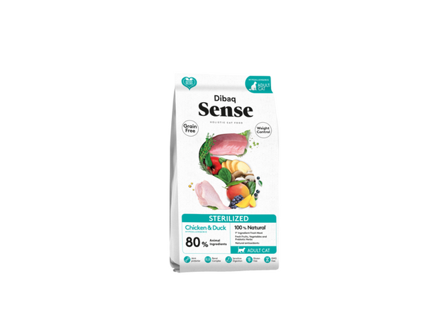 Dibaq Sense Alimento para Gatos Sterilized Pollo y Pato