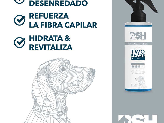 PSH Desenredante Bifásico Two Phase Hogar 250ml