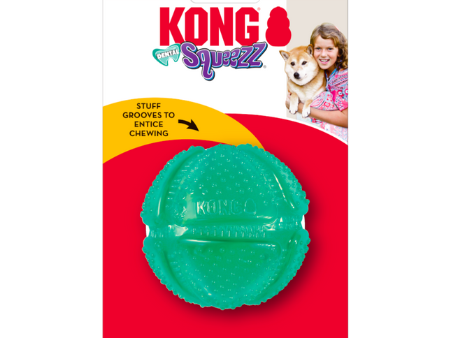 KONG Squeezz Dental Ball