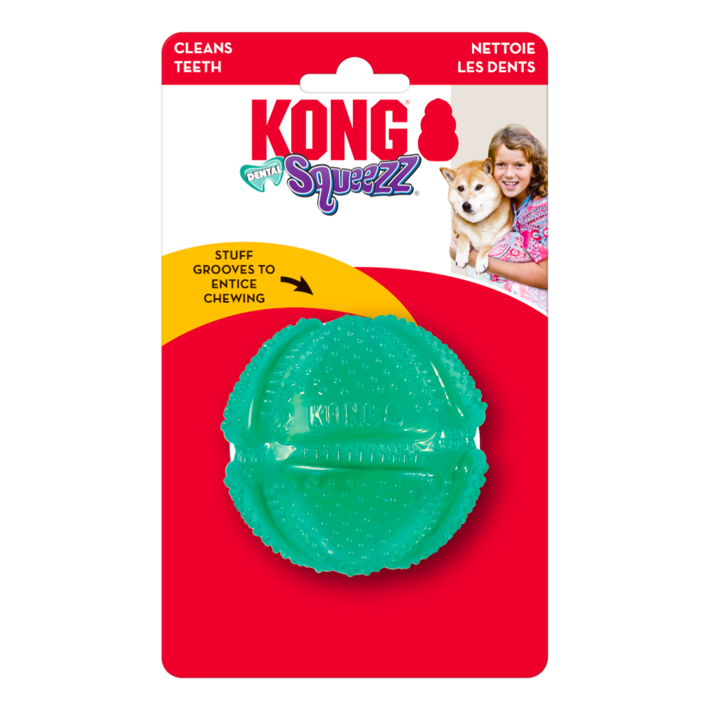 KONG Squeezz Dental Ball