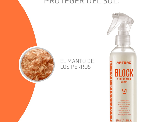 Artero Block Protector Solar Para Perro 250ml