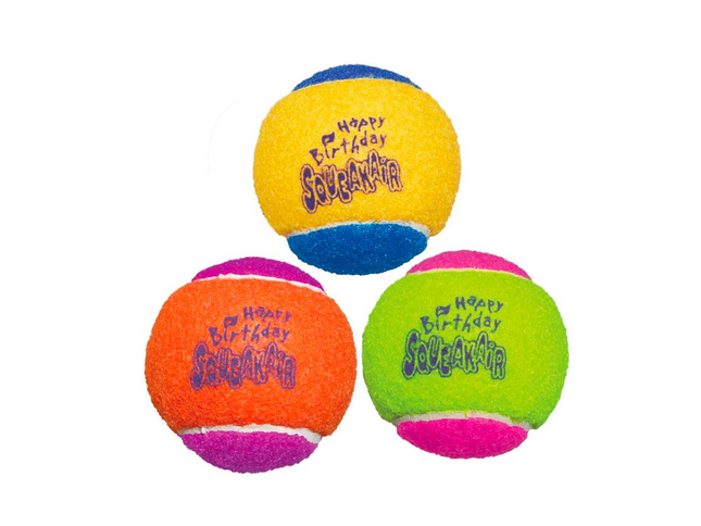 KONG SqueakAir Ball Birthday 3X M