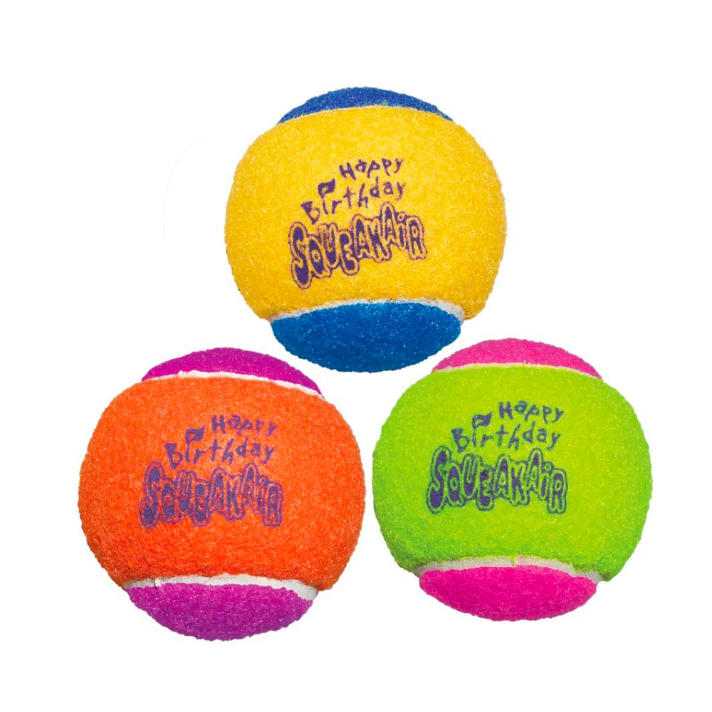 KONG SqueakAir Ball Birthday 3X M