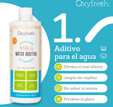 OXYFRESH® ADITIVO DENTAL PARA EL AGUA
