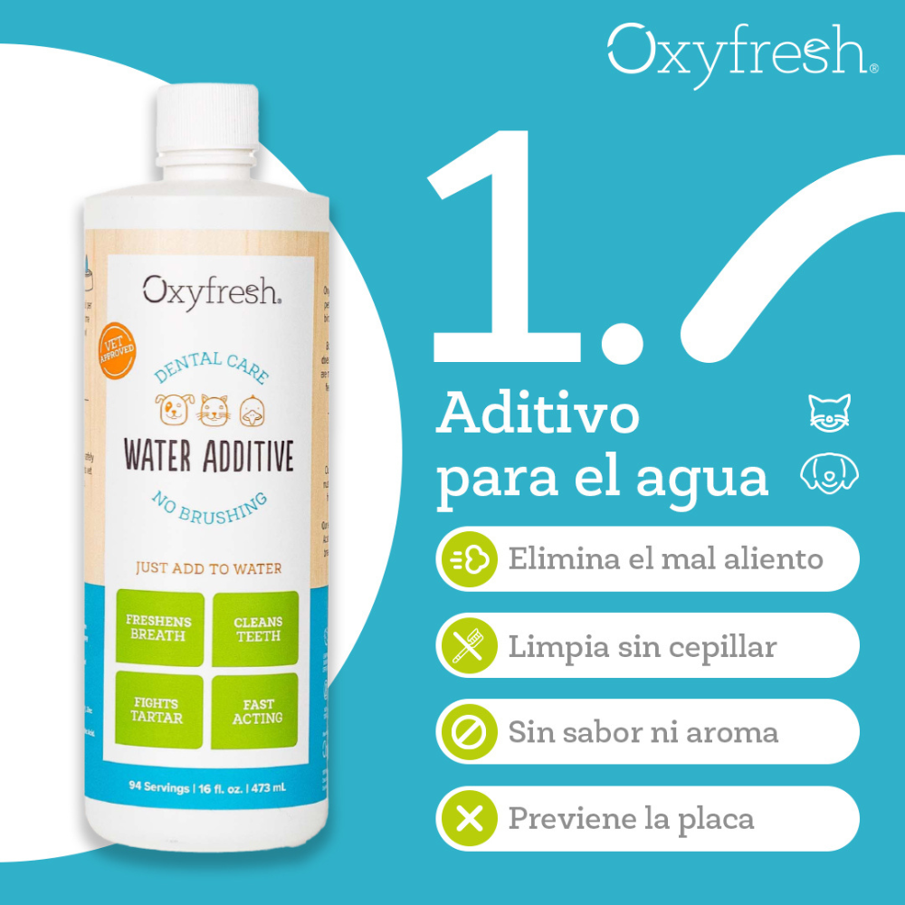 OXYFRESH® ADITIVO DENTAL PARA EL AGUA