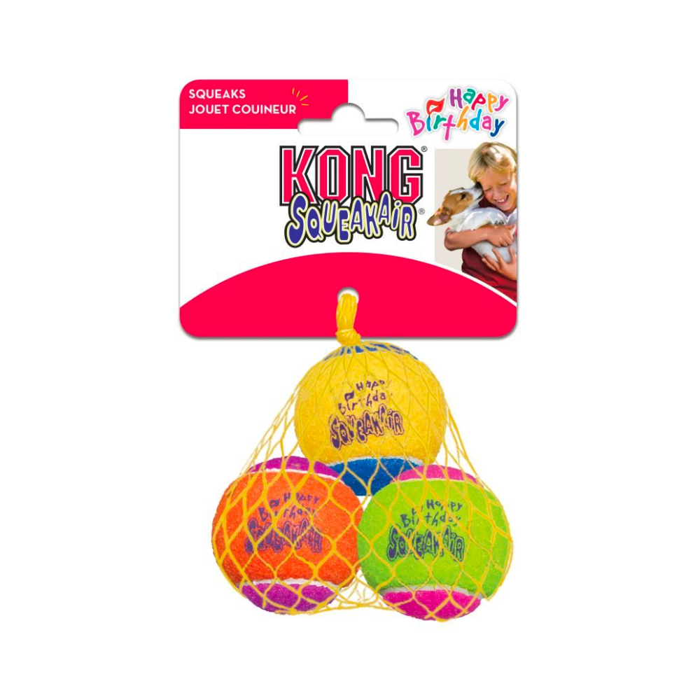 KONG SqueakAir Ball Birthday 3X M