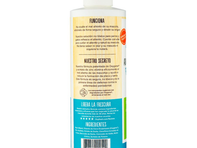 OXYFRESH® ADITIVO DENTAL PARA EL AGUA