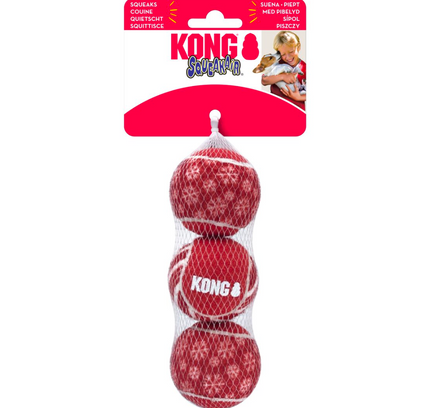 KONG Holiday SqueakAir Ball 3X M