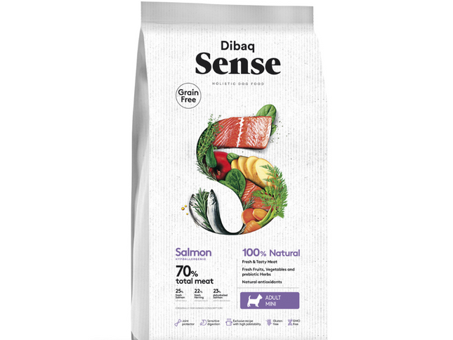 Dibaq Sense  Alimento Holistic Salmón para Perro Adulto Mini
