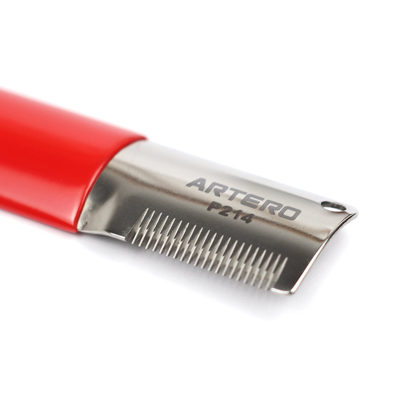 Artero Cuchilla Stripping Rojo Dientes Finos