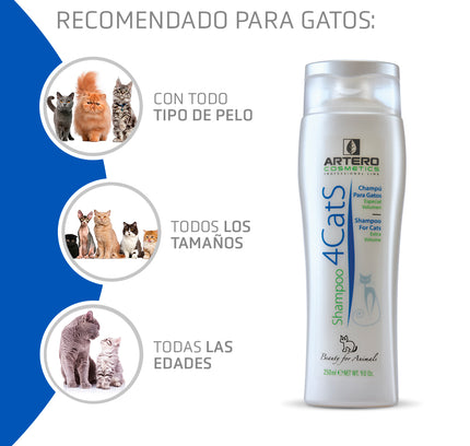 Artero Shampoo 4Cat 250ml