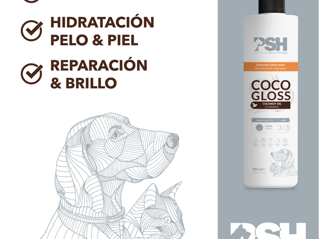 PSH Loción Coco Gloss Hogar 300ml (Manto Duro)