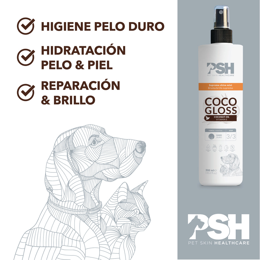 PSH Loción Coco Gloss Hogar 300ml (Manto Duro)