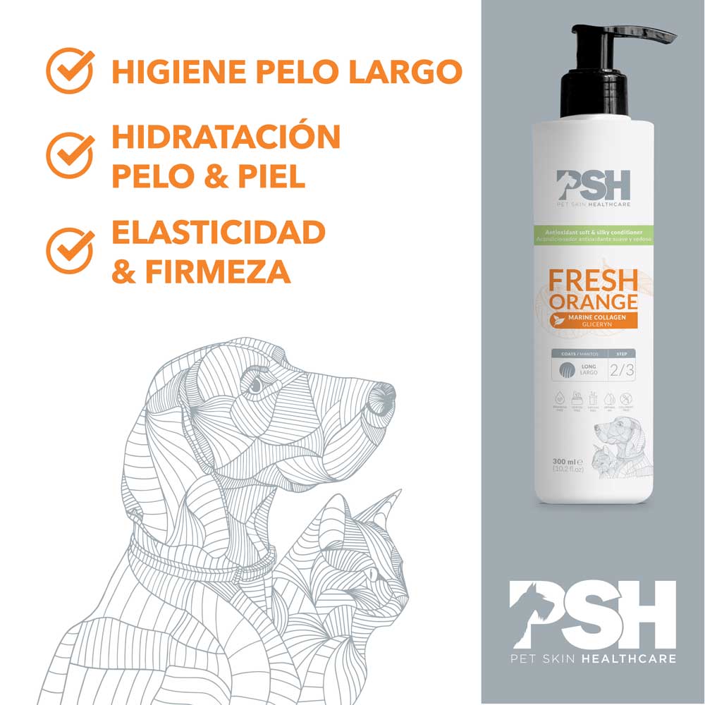 PSH Acondicionador Fresh Orange Hogar 300ml (Manto Largo)