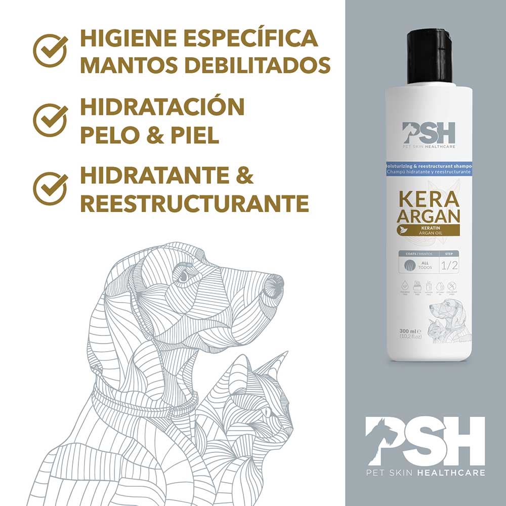 PSH Shampoo Kera Argan Hogar (Alta Hidatación)