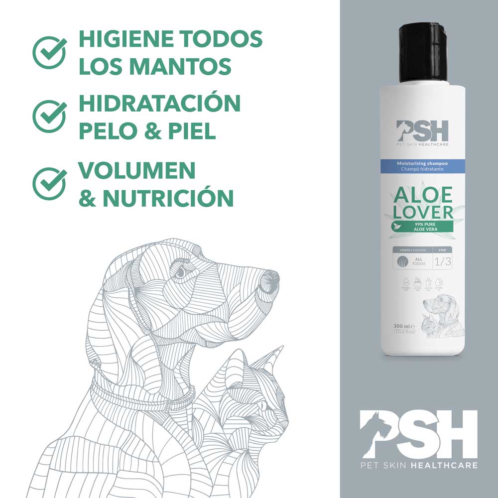 PSH Shampoo Aloe Lover  Hogar 300ml (Hidratante)