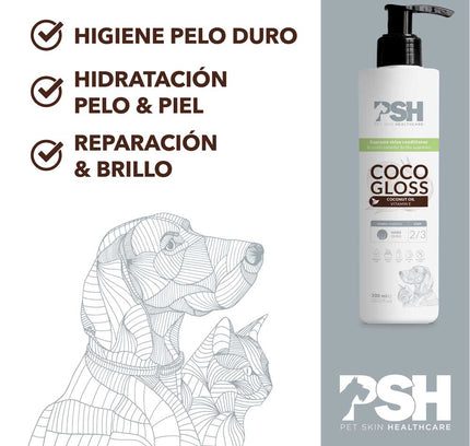 PSH Acondicionador Coco Gloss Hogar 300ml (Manto Duro)