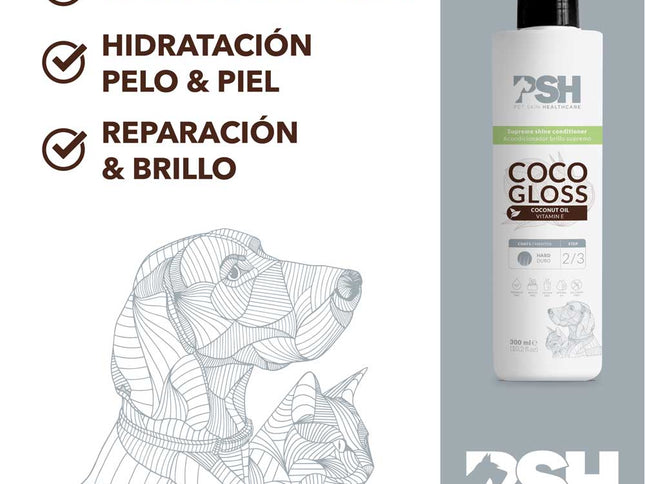 PSH Acondicionador Coco Gloss Hogar 300ml (Manto Duro)