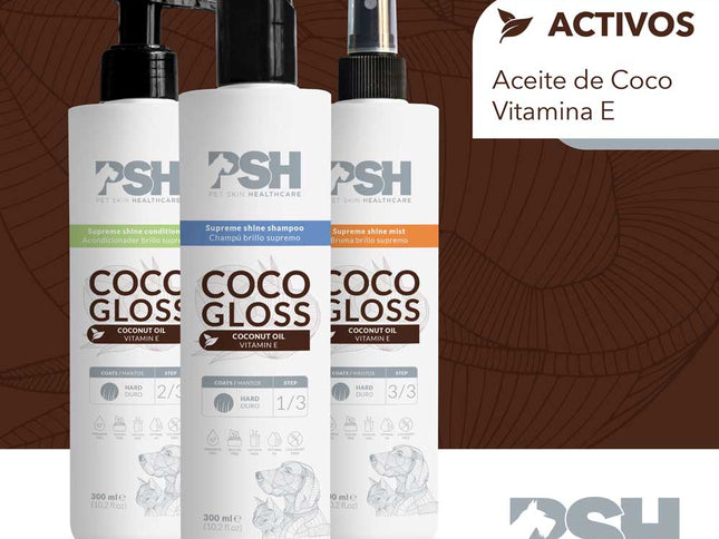 PSH Loción Coco Gloss Hogar 300ml (Manto Duro)