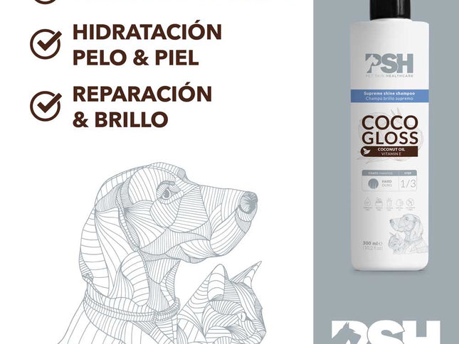 PSH Shampoo Coco Gloss Hogar (Mantos Duros)