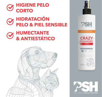 PSH Loción Crazy Strawberry Hogar 300ml (Manto Corto)