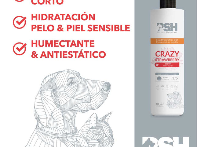 PSH Loción Crazy Strawberry Hogar 300ml (Manto Corto)