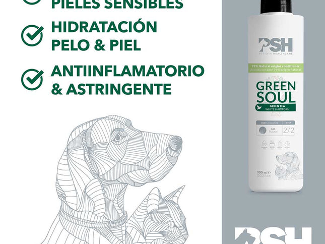 PSH Acondicionador Green Soul Hogar 300ml (99% Agentes Naturales)