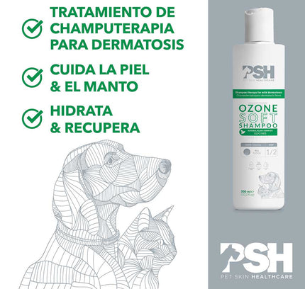 PSH Shampoo Ozone Soft Hogar 300ml (Dermatitis Leve)