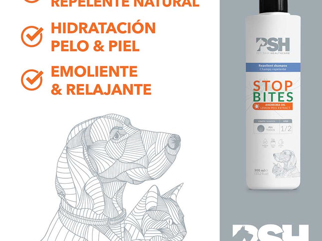 PSH Shampoo Stop Bites Hogar 300ml (Repelente)