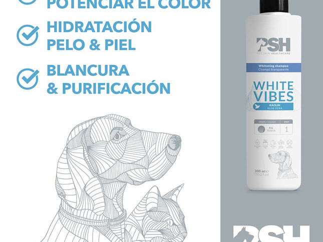PSH Shampoo White Vibes Hogar 300ml (Mantos Blancos)