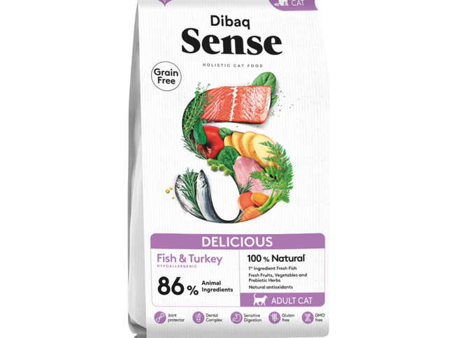 Dibaq Sense Alimento Delicious Pescado y Pavo para Gatos