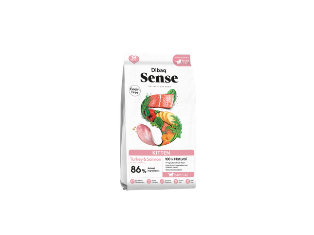 Dibaq Sense Alimento Kitten Salmon y Pavo Gatos