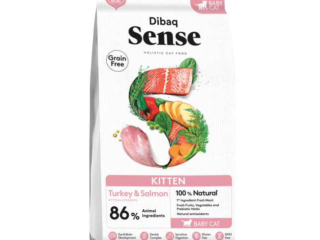 Dibaq Sense Alimento Kitten Salmon y Pavo Gatos