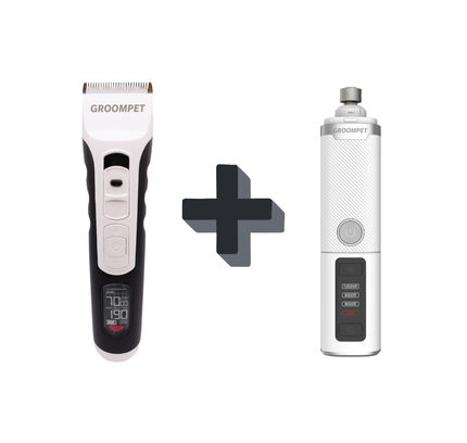 Trimmer Copper + limador Steel Groompet