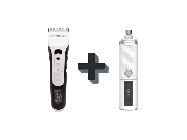 Trimmer Copper + limador Steel Groompet