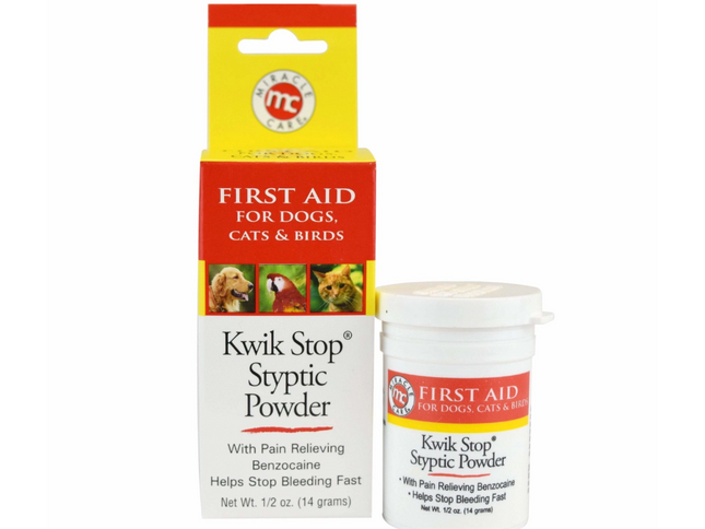Polvo hemostático para uñas Kwik Stop Styptic Powder