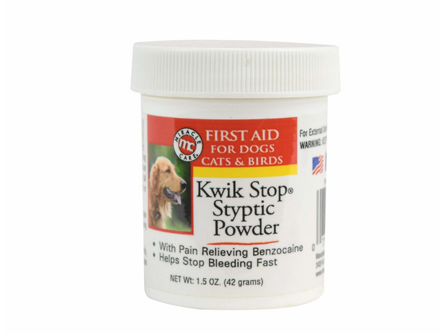 Polvo hemostático para uñas Kwik Stop Styptic Powder