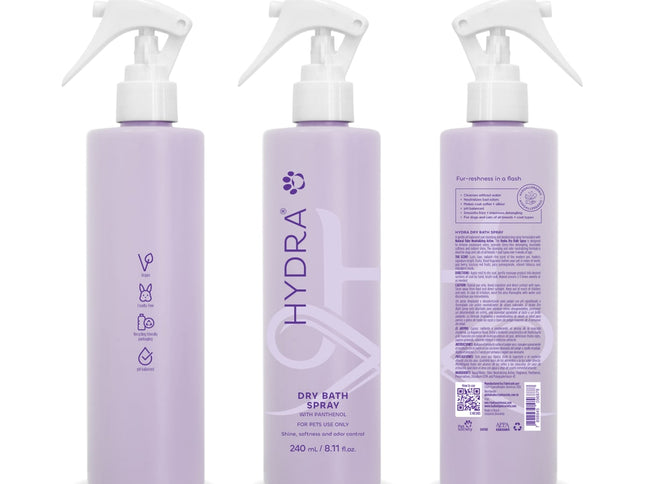 HYDRA Retail - Dry Bath Spray (Shampoo en Seco) 240ml