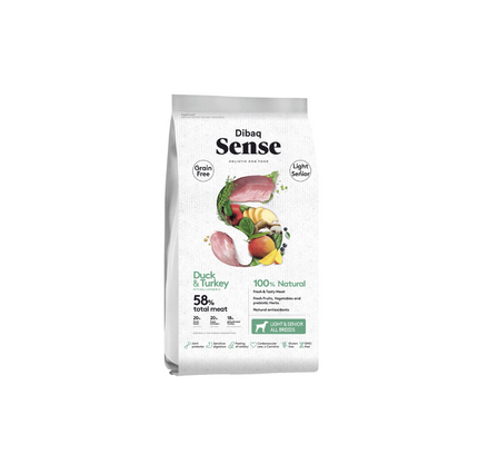 Dibaq Sense Alimento Holistic Pavo y Pato Light