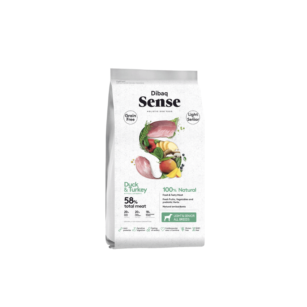 Dibaq Sense Alimento Holistic Pavo y Pato Light