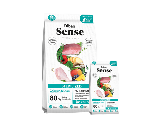 Dibaq Sense Alimento para Gatos Sterilized Pollo y Pato