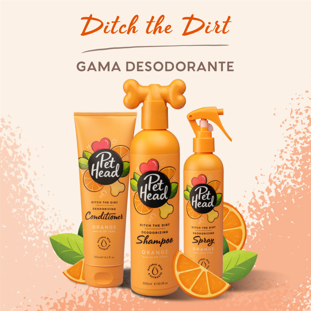 Pet Head Acondicionador Ditch The Dirt - 250ml (Olores)
